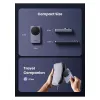 UGREEN W528 belaidis magnetinis 2-in-1 įkroviklis ausinėms ir telefonams, pilka, apsauga nuo trumpojo jungimo ir per žemos įtampos