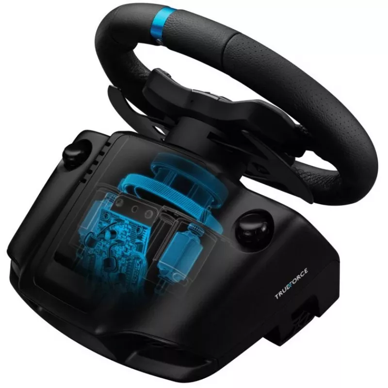 Logitech G G923 SE Vairas su pedalais ir svirtimi Juodas USB 2.0 PC, PlayStation 4, PlayStation 5 (991-000531)