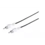 MicroConnect AUDC05G garso kabelis 5 m RCA juodas