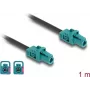 Koaksialinis kabelis DeLOCK 90128 1 m Mini FAKRA Z Aqua Black