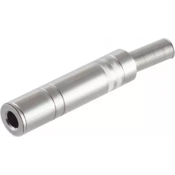 6,3 mm stereo 3 kontaktų garso jungtis ShiverPeaks 22220504 — metalinis korpusas