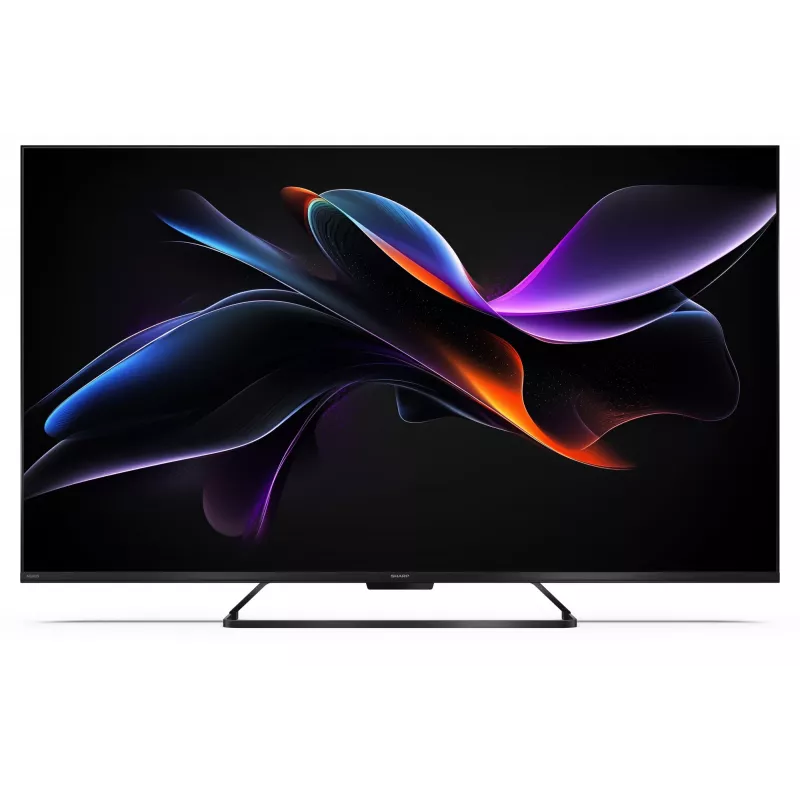 Sharp 55HR7265E 55 colių 4K UHD LED Smart TV su Google TV, juodos spalvos, energijos klasė F