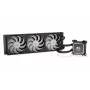 Skysčio aušintuvas ENDORFY Navis F360 ARGB Juodas – 360 mm radiatorius, 3x 120×25 mm ventiliatoriai, 250–1800 RPM, siurblys 1600–2600 RPM, LGA 1700/AM5/AM4