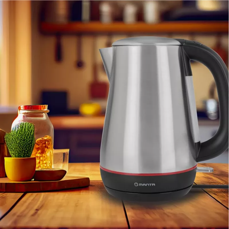 Elektrinis virdulys MANTA 1,7 l 2200 W nerūdijantis plienas