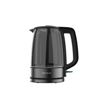 Cecotec ThermoSense 340 Clear skaidrus elektrinis virdulys, 2200 W, 1,7 l, su sukamu pagrindu