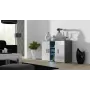 Cama Komoda 120 cm SOHO S7 pilkas/baltas blizgus