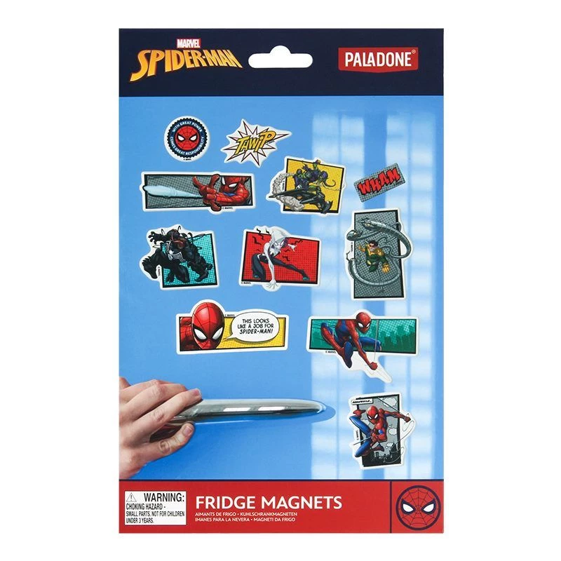 Šaldytuvo magnetai Paladone Spider-Man dizainas, 6 vienetų rinkinys