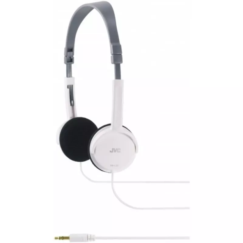 JVC HA-L50W lengvos ausinės (baltos), laidinės, 18–22000 Hz, muzikai, 46 g