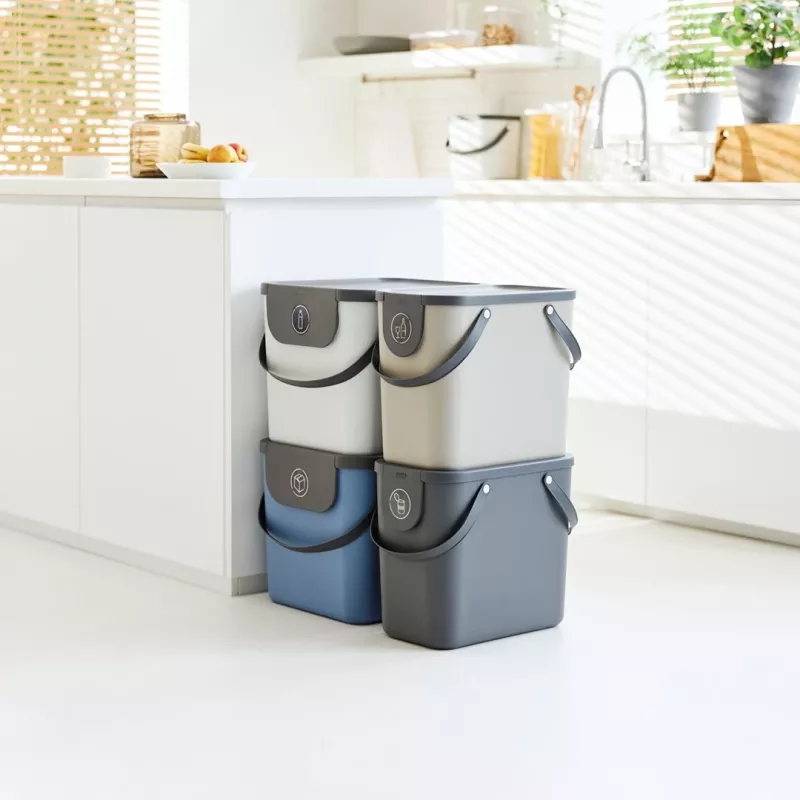 Rotho Albula 25 L stačiakampis technopolimerinis konteineris mėlynas 400×340×235 mm
