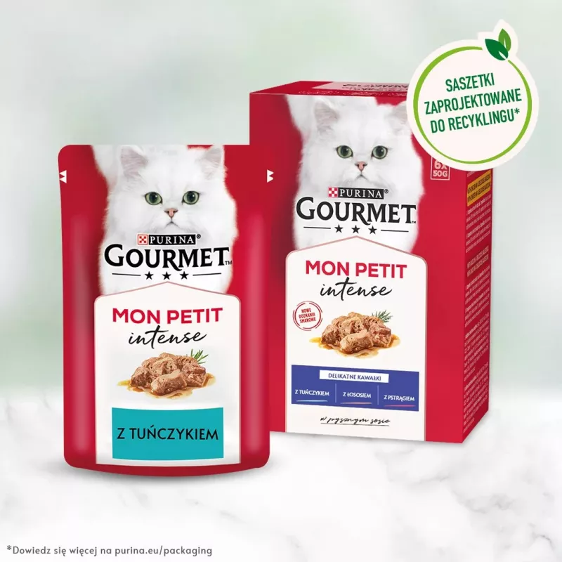 GOURMET Mon Petit Fish Mix - šlapias kačių ėdalas - 6 x 50 g