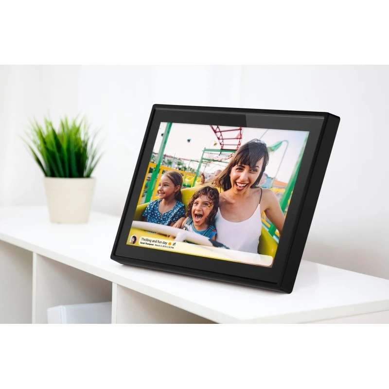 Skaitmeninis nuotraukų rėmelis Braun DigiFrame 1019, 25,6 cm (10,1 col.) IPS 1280 x 800 lietimui jautrus ekranas, 16 GB atmintis, WiFi, juodos spalvos (21257)