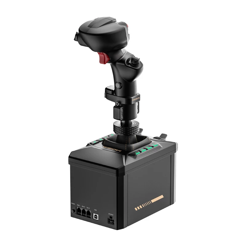 MOZA AB6 Flight Simulator stovo komplektas – juodas ABS, aliuminis ir anglies pluoštas, AC 110–220V, 72W