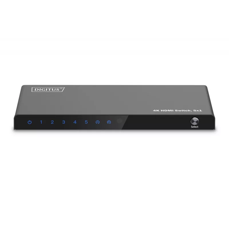 HDMI jungiklis DIGITUS DS-55332, 5x1, 4K 60Hz