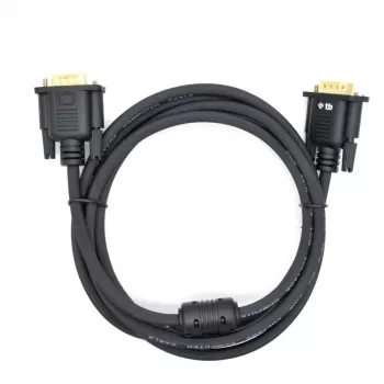 TB VGA kabelis 15M-15M 1,8 m, juodas-auksinis (AKTBXVGAMMG180B)