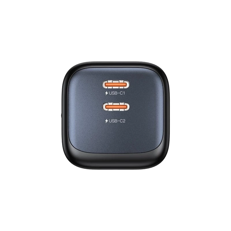 Unitek sieninis įkroviklis 2x GaN 45W — 2× USB‑C PD 3.0 ir QC greitasis įkrovimas