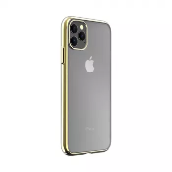 Apsauginis kietas dėklas Devia Glimmer serija, skirtas iPhone 11 Pro – auksinis, PC korpusas