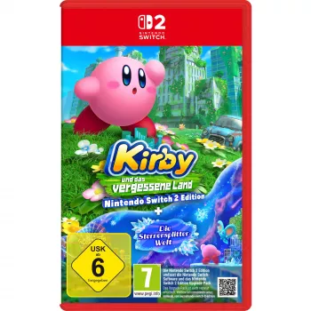Kirby and the Forgotten Land + Žvaigždžių kristalų pasaulis (Nintendo Switch 2 leidimas)