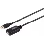 USB A į USB A laidas ShiverPeaks S/CONN 13-26055 USB 2.0 5 m juodas