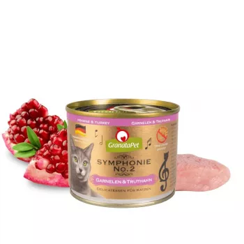 Šlapias kačių ėdalas Fox4Pets Symphonie No.2 Krevetės ir Kalakutiena 200 g