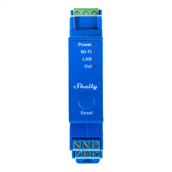 Kietojo kūno relė Shelly Pro 1 Blue 16A 110-240V Wi-Fi