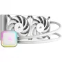 CORSAIR iCUE H100i RGB ELITE procesoriaus vandens aušinimo sistema 1 pakuotė balta 120 mm