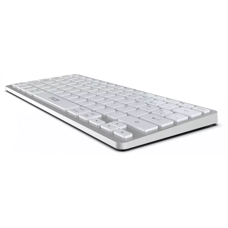 INCA klaviatūra IBK-565BT BT 5.0, išmani, baterija 150 Std, 8-10 m, sidabrinė
