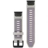 Garmin QuickFit laikrodžio dirželis 20 mm silikoninis Rūko pilka/Lavendel (010-13391-03)