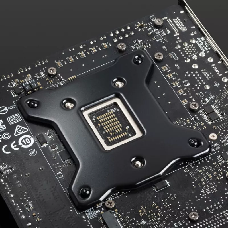 BitsPower BP-ICB pagrindinės plokštės galinė plokštelė Intel lizdams
