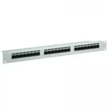 Patch Panel VALUE Cat.6/Class E 24 prievadų UTP šviesiai pilkas