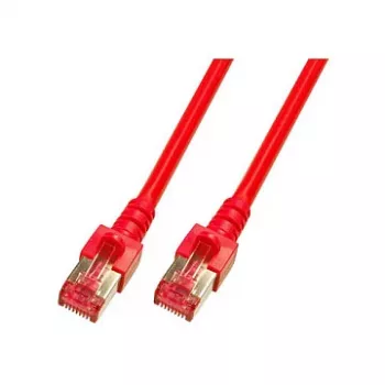 EFB-Elektronik RJ45 jungiamasis laidas Cat.6 S/FTP LSZH Raudonas 7,5m