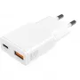 Įkroviklis 4smarts PDPlug Duos Slim Smartphone Tablet White AC greitas įkrovimas