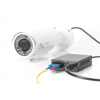 Digitus Gigabit PoE medijos keitiklis, RJ45 / SC, MM, PSE