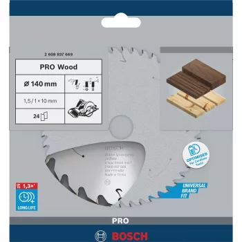 Bosch 2608837669 pjūklo diskas medienai, 140 mm