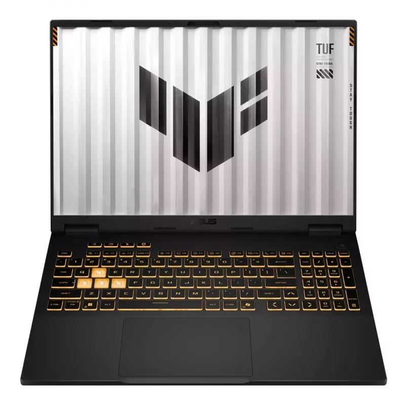 Nešiojamas kompiuteris ASUS TUF Gaming F16 FX608JMR — Intel i5-14450HX, 16 colių IPS 165Hz, 16GB RAM, 512GB SSD, RTX 5060