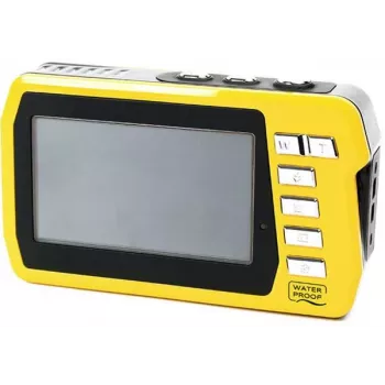 Kompaktiška vandeniui atspari kamera Easypix W3048 Edge Geltona