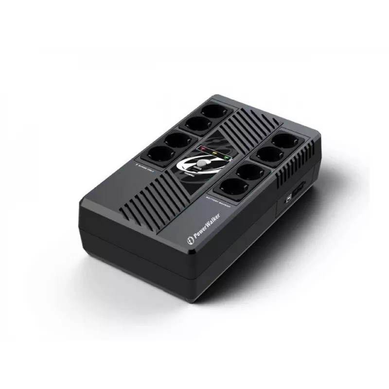 Nepertraukiamo maitinimo šaltinis PowerWalker VI 800 MS FR, linijinis-interaktyvus, 0,8 kVA, 480 W, 8 AC lizdai