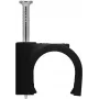 Goobay kabelio segtukas 14 mm, juodas (64685)