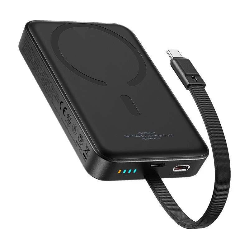 Baseus Mini 10000mAh 30W Magnetinė Powerbank (juoda) Bayern Edition