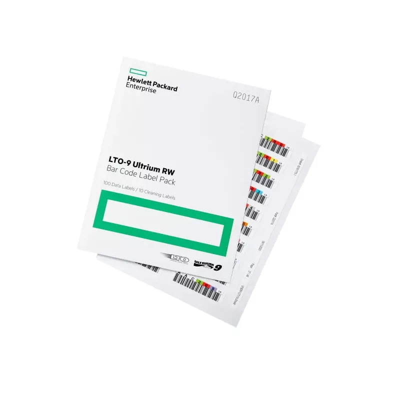 HPE Q2017A brūkšninių kodų etiketės, įvairiaspalvės