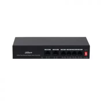 Dahua Technology PoE DH-PFS3006-4ET-36 tinklo jungiklis Fast Ethernet (10/100) Power over Ethernet (PoE) Juodas