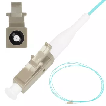 Extralink LC/UPC daugiamodis OM3 50/125 optinis pigtailis, 2 m, Easy strip