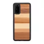 Dėklas Samsung Galaxy S20 man and wood juodas – medinis apsauginis užvalkalas