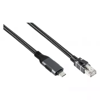 Good Connections Ethernet kabelis USB-C RJ45, antracitas, 1,5m