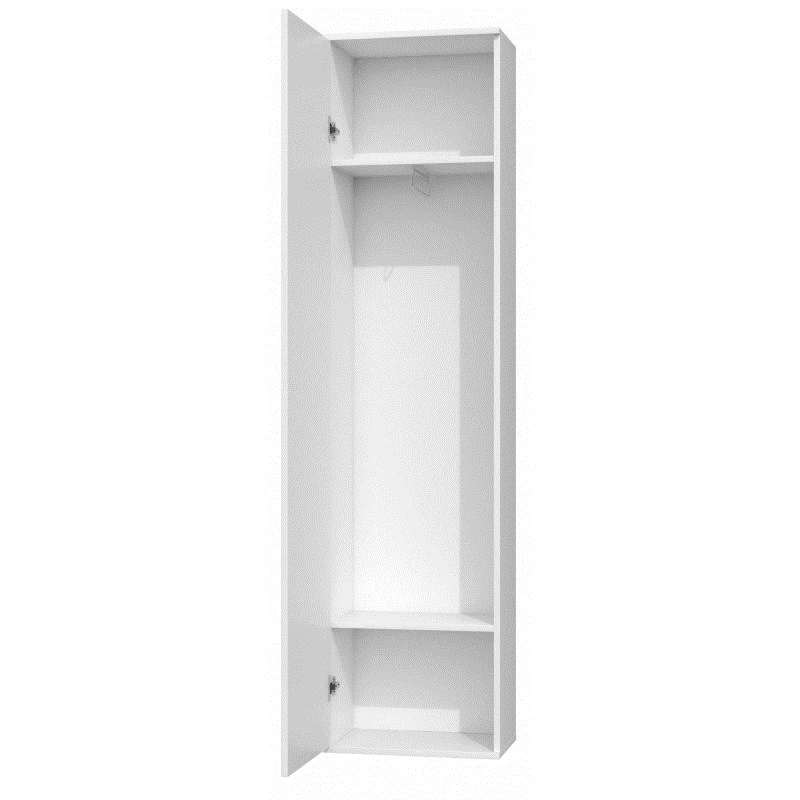 Spinta DUO SZAFKA BIEL – 2 lentynos, 1 durelė, Balta, 500×350×1800 mm