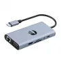 USB-C adapteris Hawk HW-HUB801 8 viename su HDMI ir Ethernet