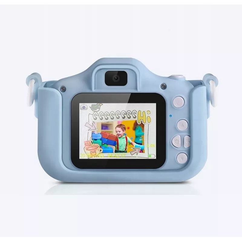 Vaikų skaitmeninis fotoaparatas Extralink Kids Camera H29 Single Blue, 1080P 30fps, 2.0 colio ekranas