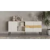 Cama INSERTO 3D1W komoda 190x40x80 kašmyro + LED