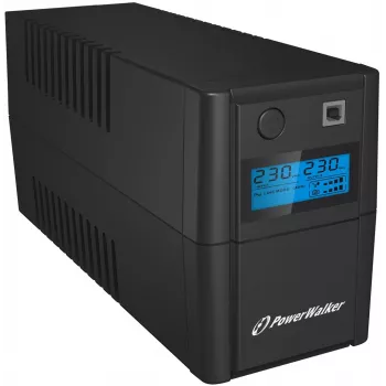 Nepertraukiamo maitinimo šaltinis PowerWalker VI 850 SHL Schuko, linijinis interaktyvus, 0.85 kVA / 480 W, 2 lizdai
