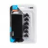 Maitinimo adapteris / keitiklis IBOX IUZ90WA 90 W, įėjimas 100–240 V, išėjimas 4,5 A, reguliuojama įtampa, vidaus, juodas