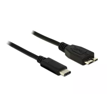 USB laidas DeLOCK 1 m USB 3.1 / USB 3.2 Gen 2 USB-C Micro-USB B juodas